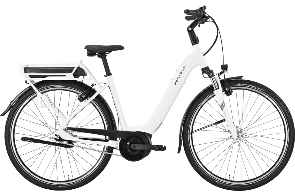 Pegasus SOLERO E7R PLUS weiß | 500WH | E-Bike Damen City | 2025 | Rücktritt