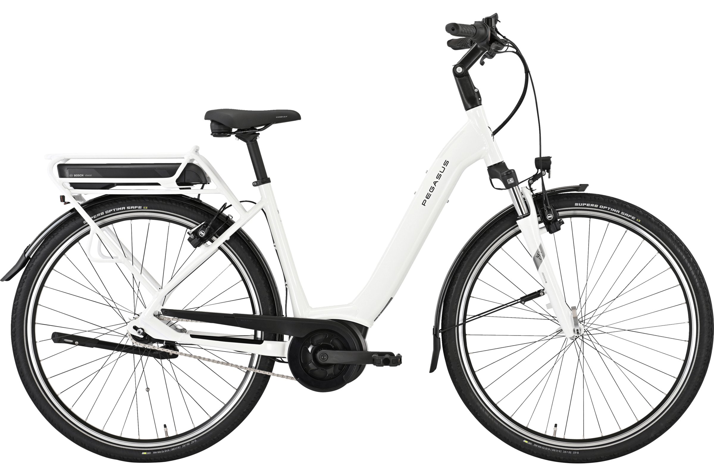 Pegasus SOLERO E7R PLUS weiß | 500WH | E-Bike Damen City | 2025 | Rücktritt