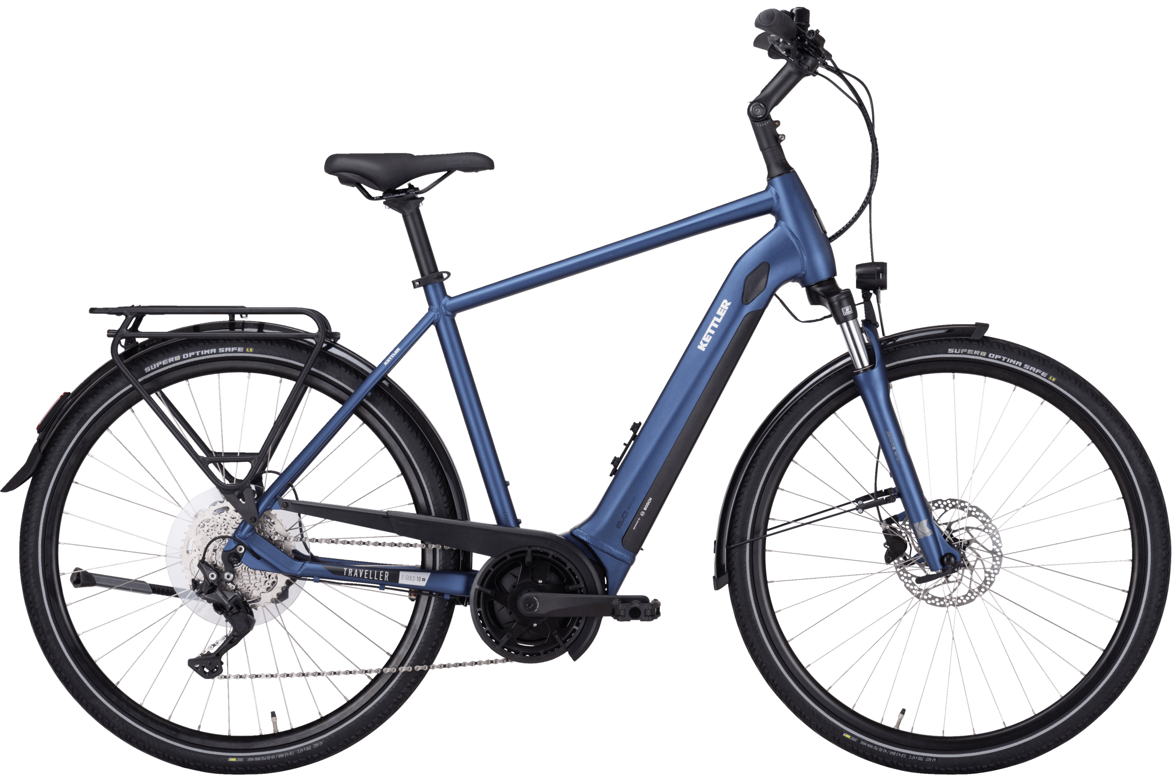 Kettler TRAVELLER E-GOLD 10 PLUS blau | 500WH | E-Bike Herren Trekking | 2022 | Kettenschaltung